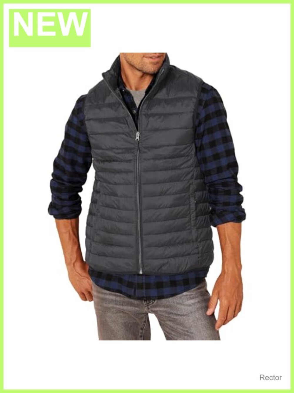 Men's Lightweight Water-Resistant Packable Puffer Vest